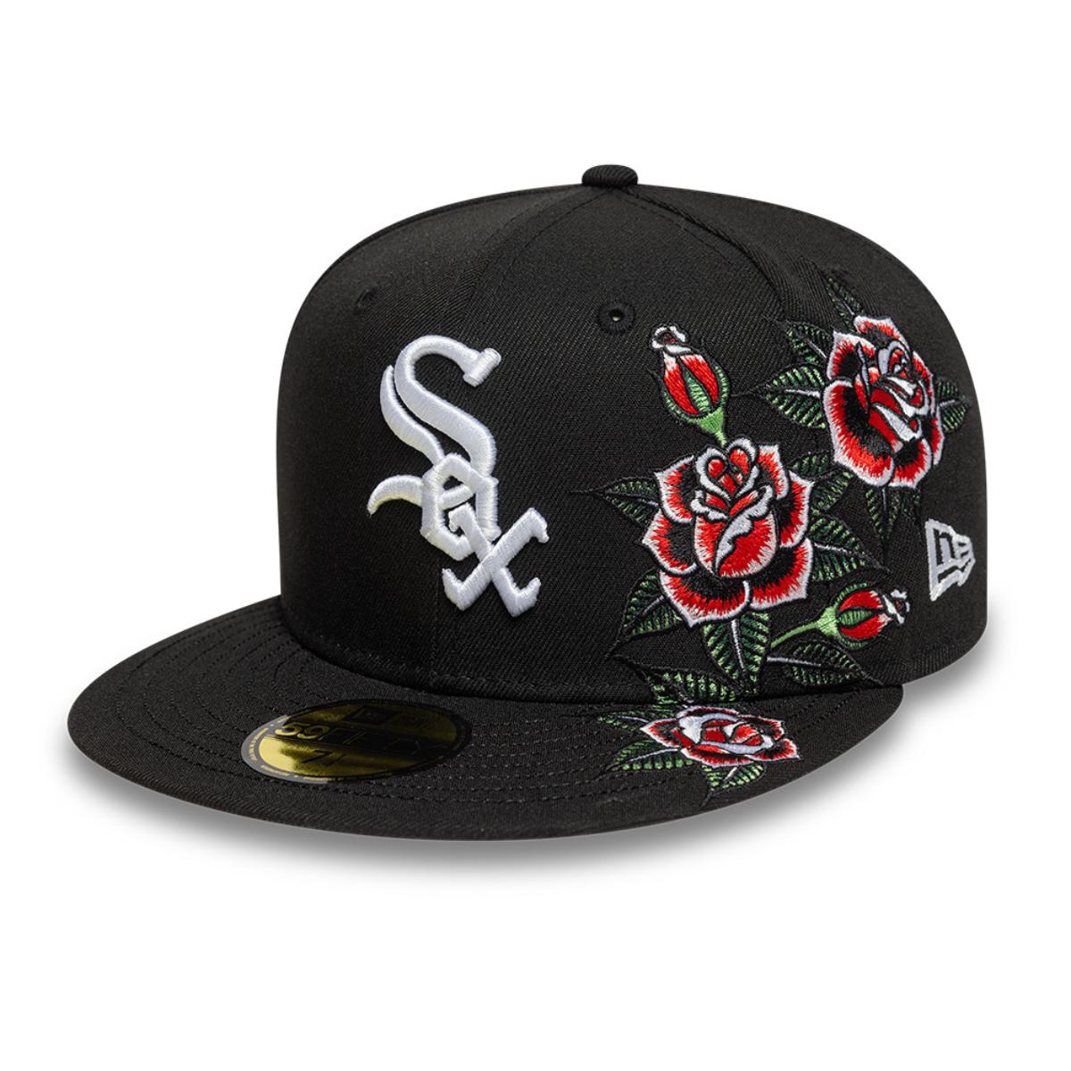 GORRA 59FIFTY CHICAGO WHITE SOX MLB ROSES BLACK - 1