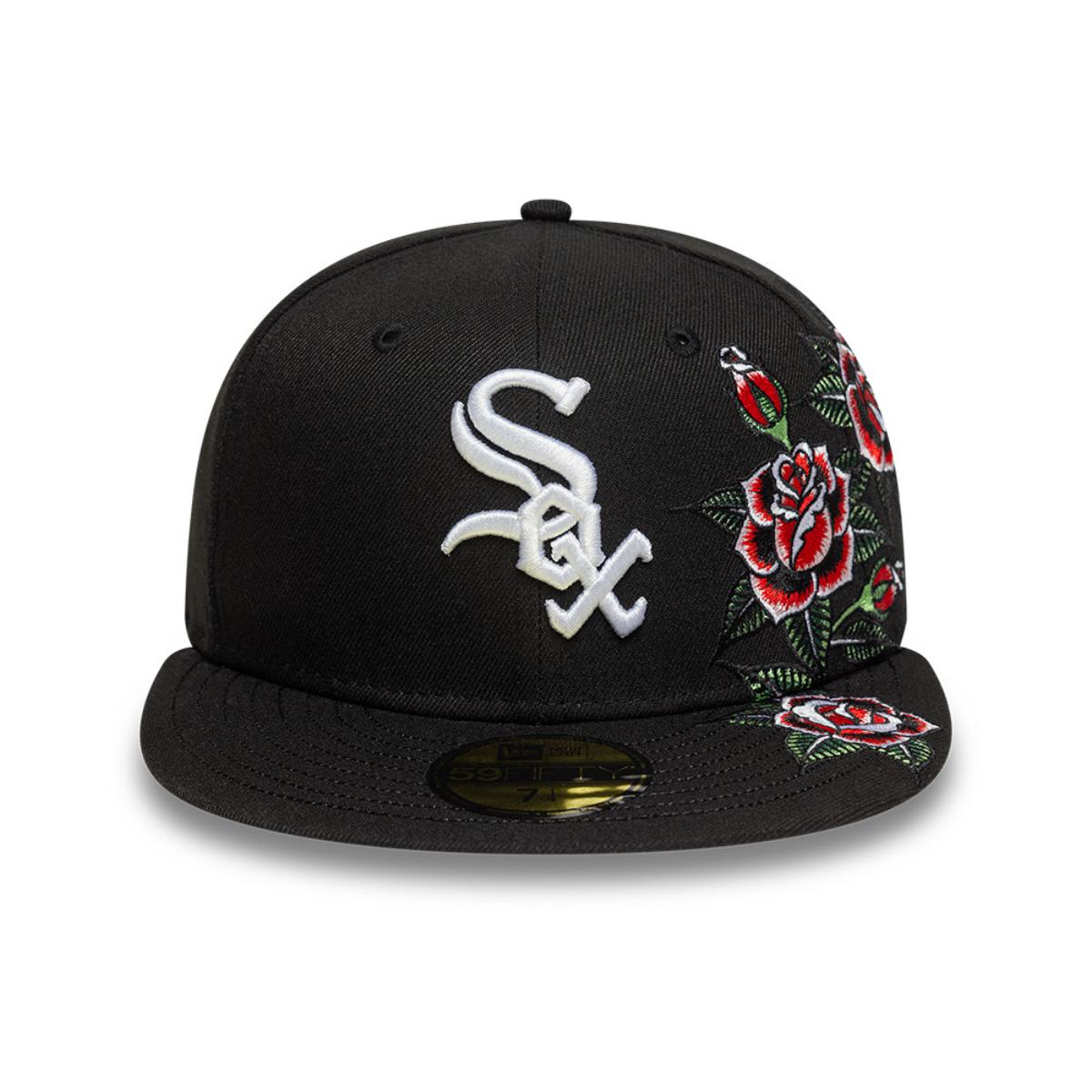 GORRA 59FIFTY CHICAGO WHITE SOX MLB ROSES BLACK - 3