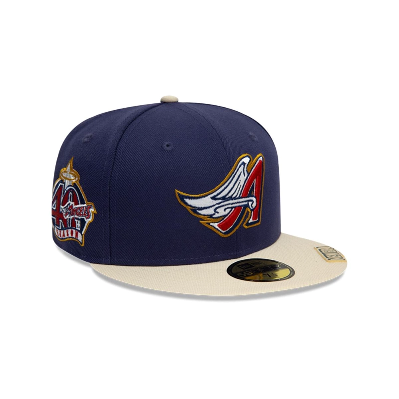 GORRA 59FIFTY ANAHEIM ANGELS MLB VISOR CLIP NAVY - 1