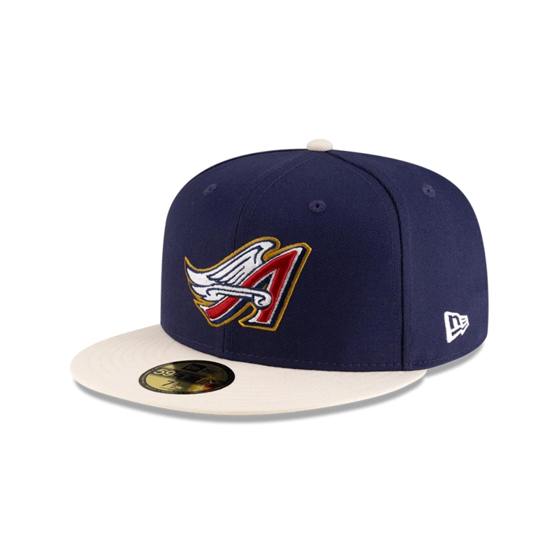 GORRA 59FIFTY ANAHEIM ANGELS MLB VISOR CLIP NAVY - 2