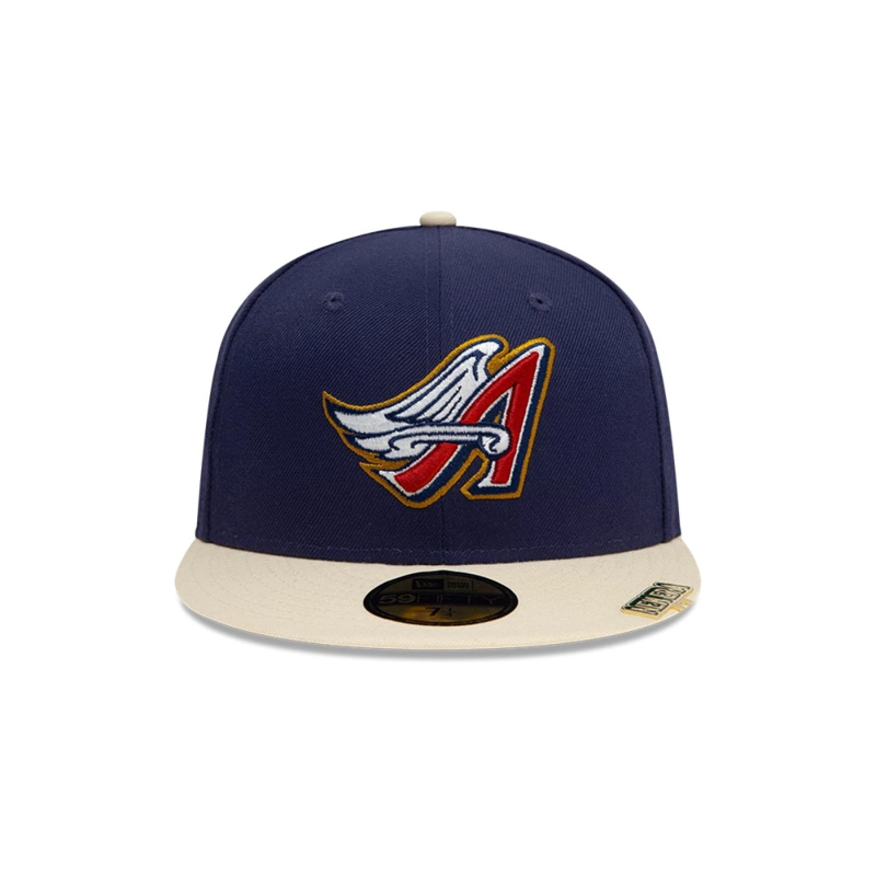 GORRA 59FIFTY ANAHEIM ANGELS MLB VISOR CLIP NAVY - 3