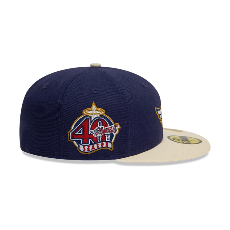 GORRA 59FIFTY ANAHEIM ANGELS MLB VISOR CLIP NAVY - 4