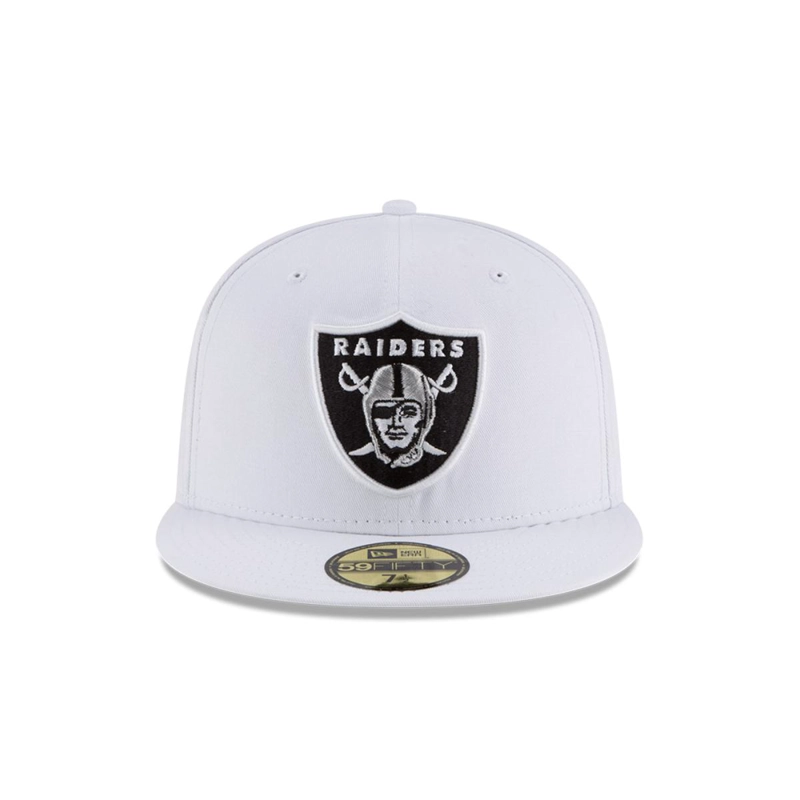 GORRA 59FIFTY LAS VEGAS RAIDERS NFL CLASICOS WHITE - 3