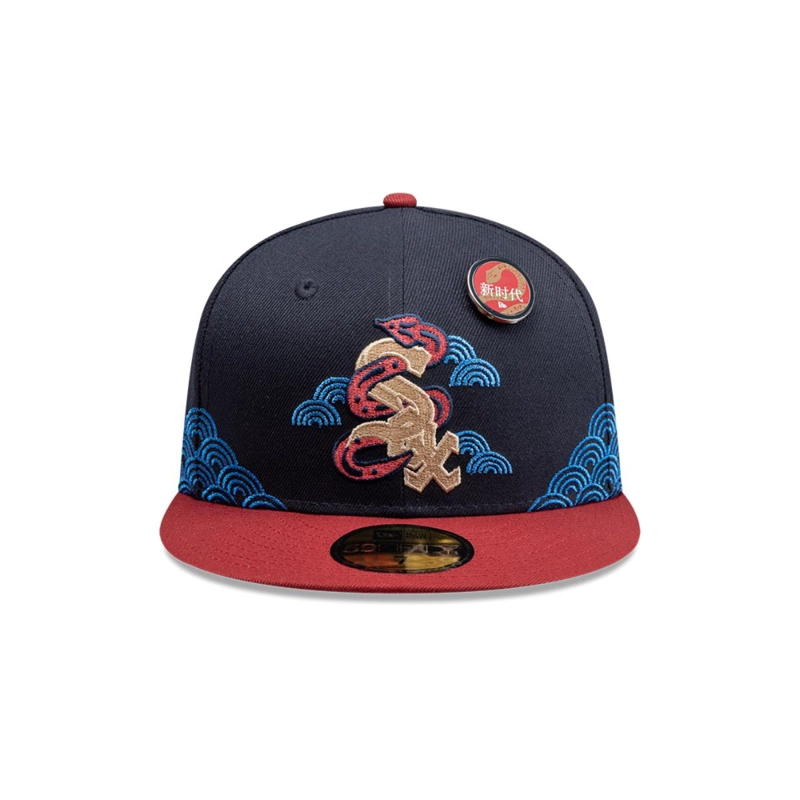 GORRA 59FIFTY CHICAGO WHITE SOX MLB LUNAR NEW YEAR 2025 AZUL - 3