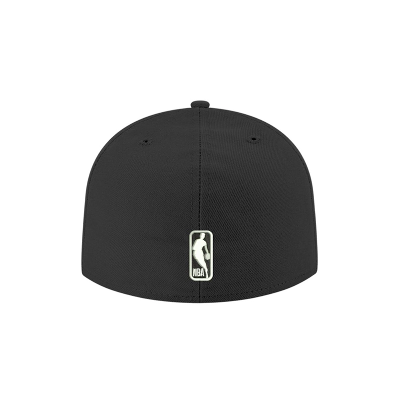 GORRA 59FIFTY GOLDEN STATE WARRIOR NBA  CLASICOS NEGRO - 4
