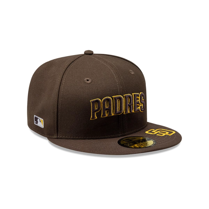 GORRA 59FIFTY SAN DIEGO PADRES MLB VISOR LOGO BLACK - 2
