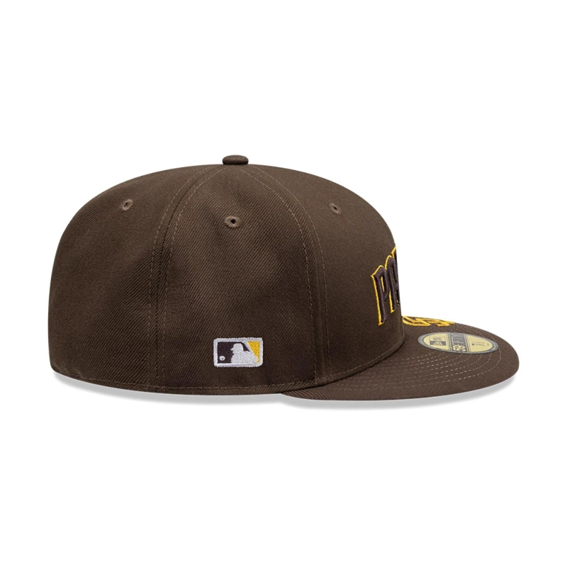 GORRA 59FIFTY SAN DIEGO PADRES MLB VISOR LOGO BLACK - 4