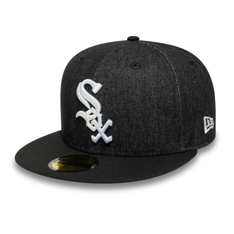 GORRA 59FIFTY CHICAGO WHITE SOX MLB DENIM 2TONE BLACK - 1