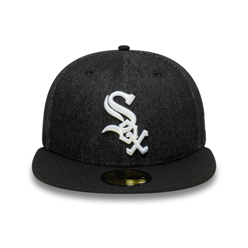 GORRA 59FIFTY CHICAGO WHITE SOX MLB DENIM 2TONE BLACK - 2