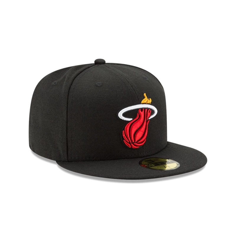 GORRA 59FIFTY MIAMI HEAT NBA CLASICOS BLACK - 2