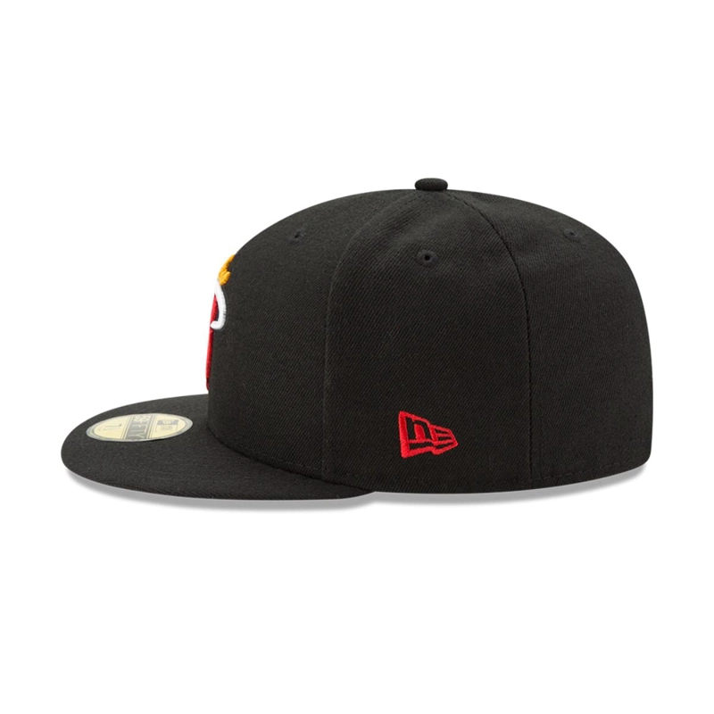 GORRA 59FIFTY MIAMI HEAT NBA CLASICOS BLACK - 4