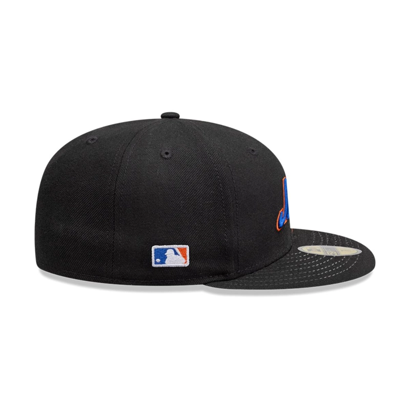 GORRA 59FIFTY NEW YORK METS MLB VISOR LOGO BLACK - 4