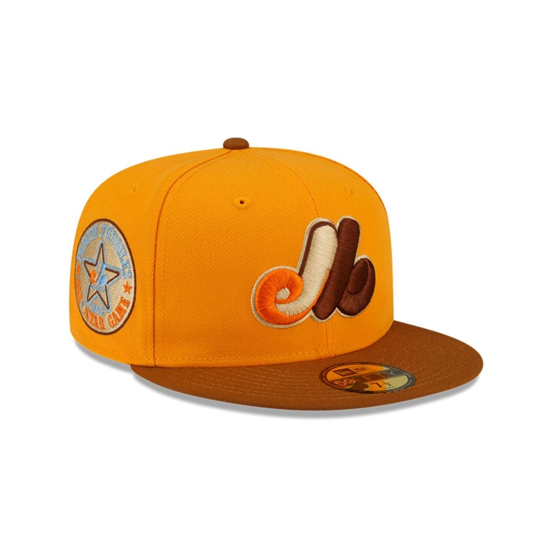 GORRA 59FIFTY MONTREAL EXPOS MLB DROP AMARILLO - 1