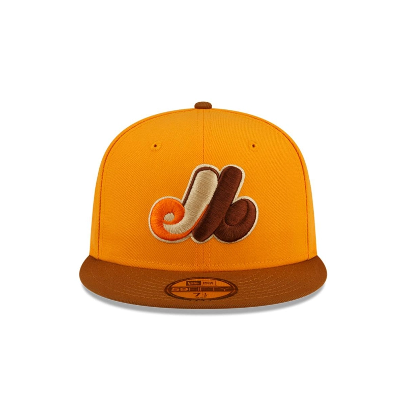 GORRA 59FIFTY MONTREAL EXPOS MLB DROP AMARILLO - 3