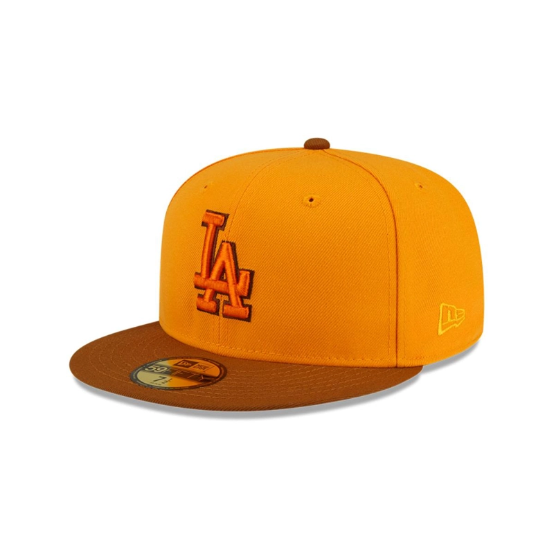 GORRA 59FIFTY LOS ANGELES DODGERS MLB DROP GOLD - 2