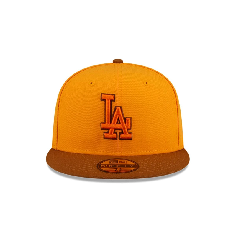 GORRA 59FIFTY LOS ANGELES DODGERS MLB DROP GOLD - 3