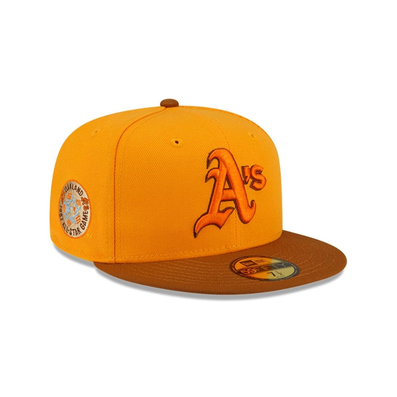 GORRA 59FIFTY OAKLAND ATHLETICS MLB DROP AMARILLO - 1