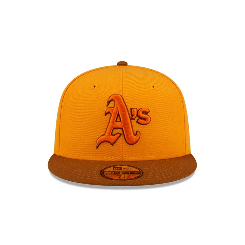 GORRA 59FIFTY OAKLAND ATHLETICS MLB DROP AMARILLO - 3