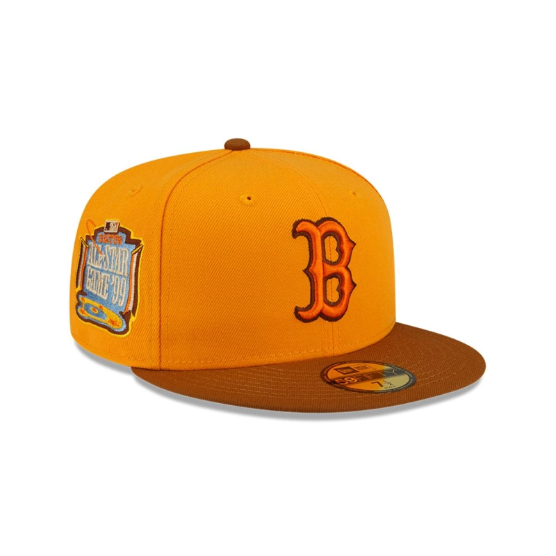 GORRA 59FIFTY BOSTON RED SOX MLB DROP AMARILLO - 1