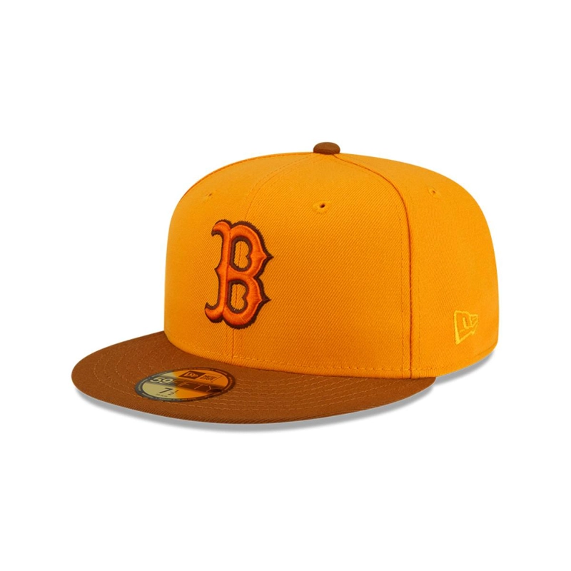 GORRA 59FIFTY BOSTON RED SOX MLB DROP AMARILLO - 2