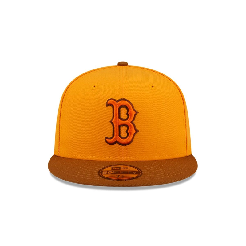 GORRA 59FIFTY BOSTON RED SOX MLB DROP AMARILLO - 3