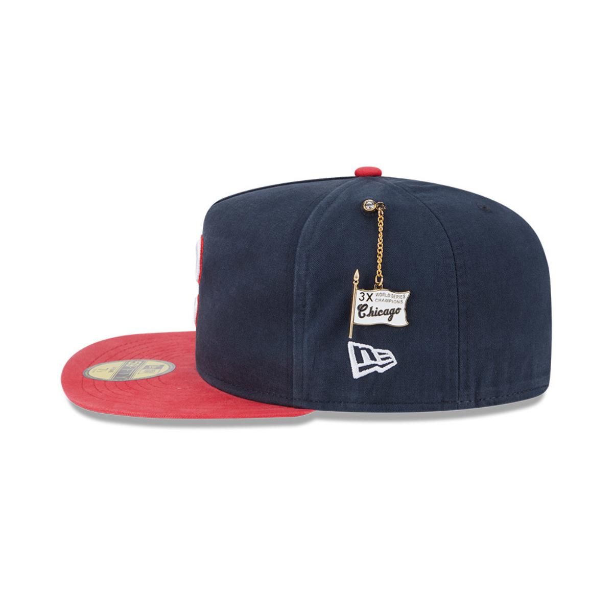 GORRA 59FIFTY CHICAGO WHITE SOX CHAMPIONSHIP SIDE FLAG AZUL - 4