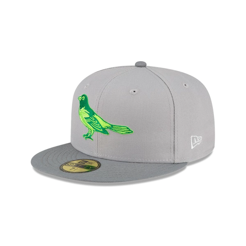 GORRA 59FIFTY BALTIMORE ORIOLES MLB DROP GRIS - 2