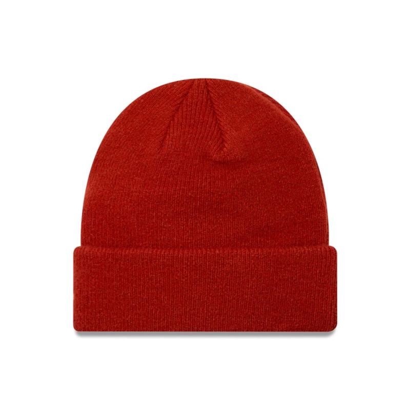 BEANIE NEW ERA MOHAIR BEANI RUST COPPER - 2