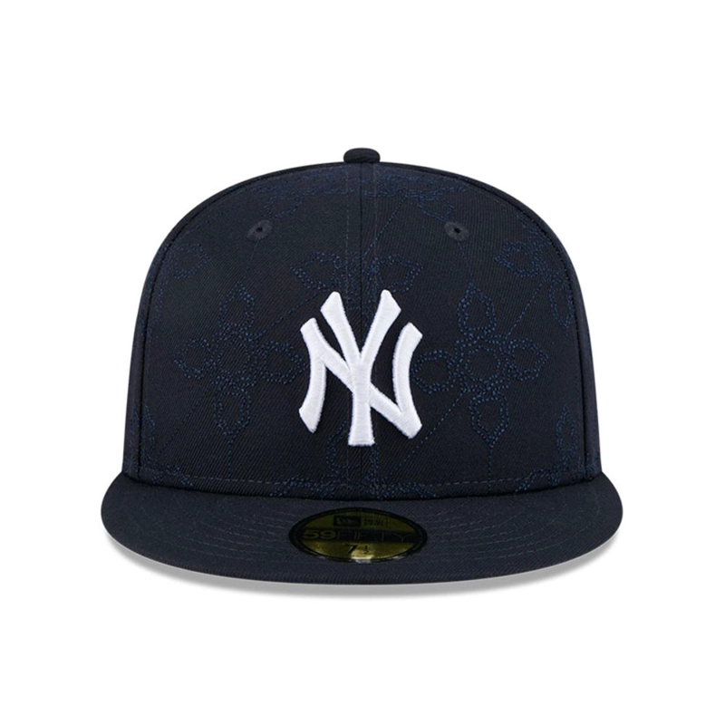 GORRA 59FIFTY NEW YORK YANKEES MLB OTC PATTERN NAVY - 3