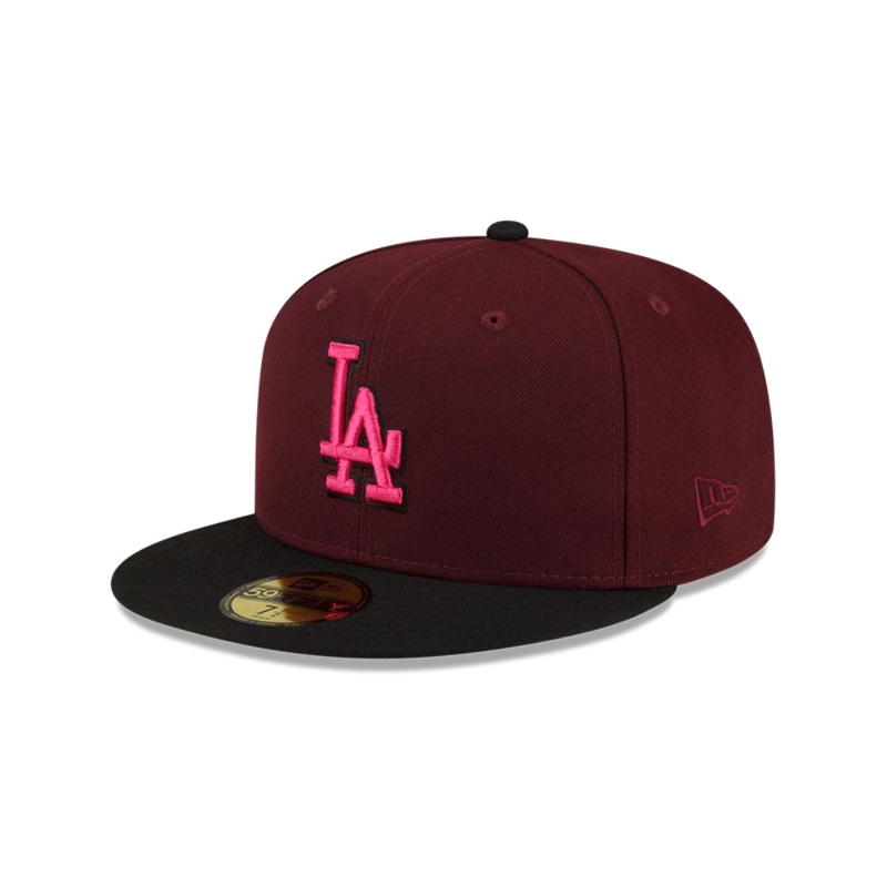 GORRA 59FIFTY LOS ANGELES DODGERS MLB DROP MORADO - 1
