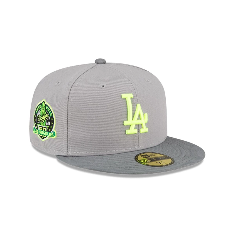 GORRA 59FIFTY LOS ANGELES DODGERS MLB DROP GREY - 1