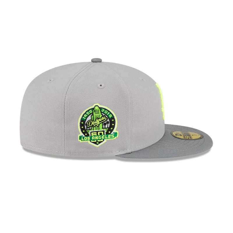 GORRA 59FIFTY LOS ANGELES DODGERS MLB DROP GREY - 5