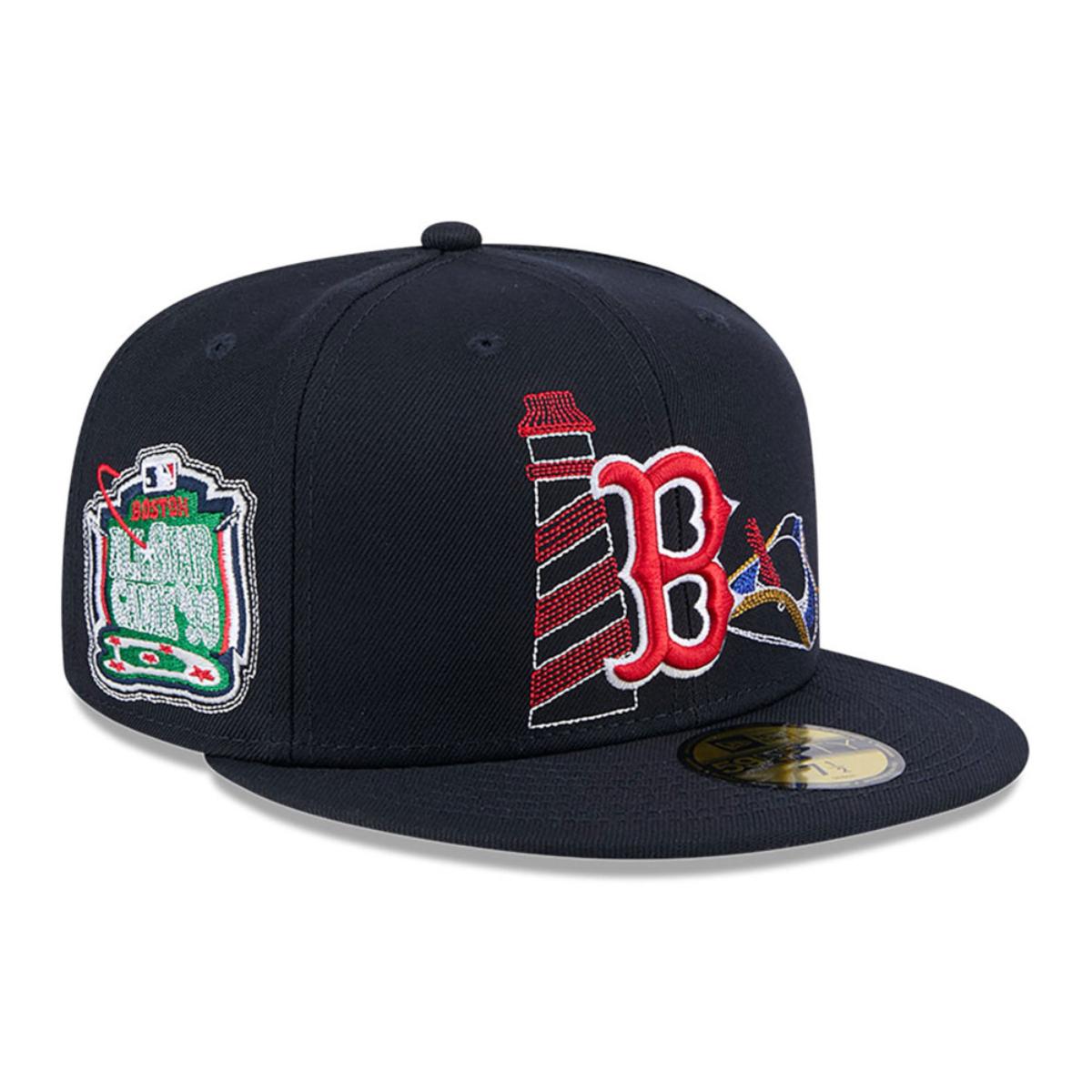 GORRA 59FIFTY BOSTON RED SOX MLB STATE STITCH NAVY - 1