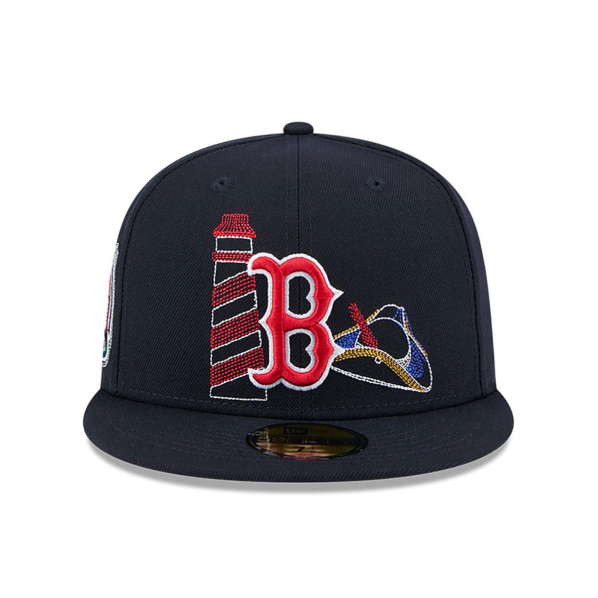 GORRA 59FIFTY BOSTON RED SOX MLB STATE STITCH NAVY - 3