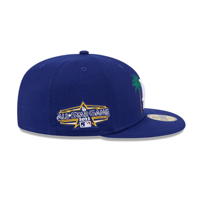 GORRA 59FIFTY LOS ANGELES DODGERS MLB STATE STITCH AZUL - 4