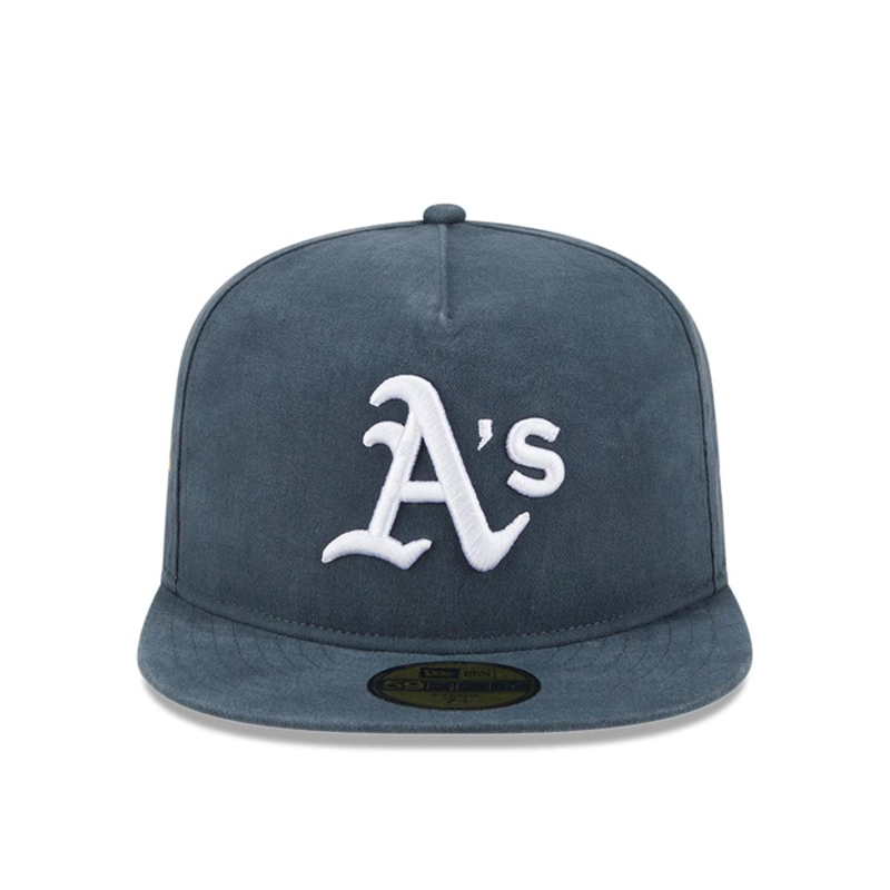 GORRA 59FIFTY OAKLAND ATHLETICS CHAMPIONSHIO SIDE FLAG BLUE - 3