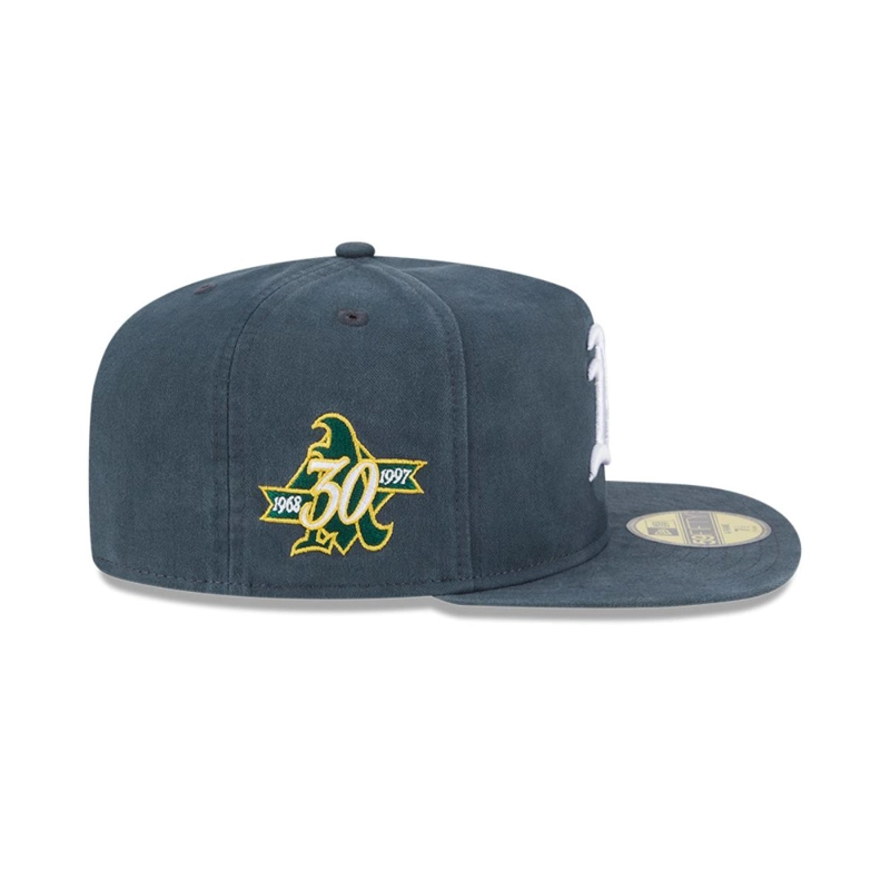 GORRA 59FIFTY OAKLAND ATHLETICS CHAMPIONSHIO SIDE FLAG BLUE - 5