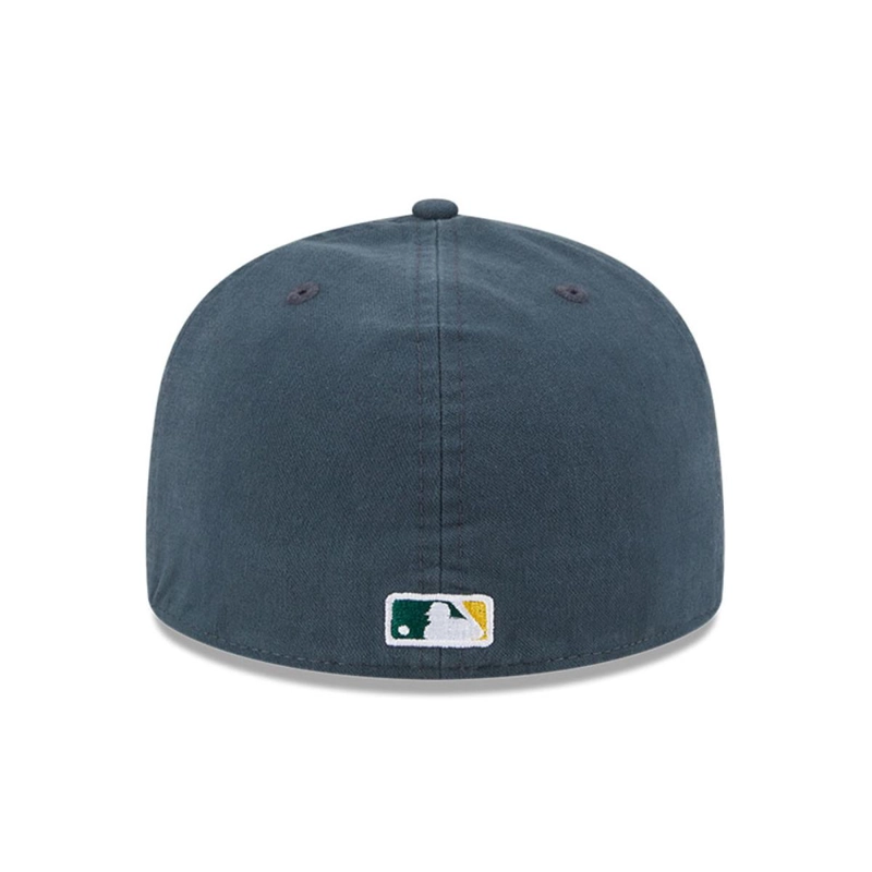 GORRA 59FIFTY OAKLAND ATHLETICS CHAMPIONSHIO SIDE FLAG BLUE - 6