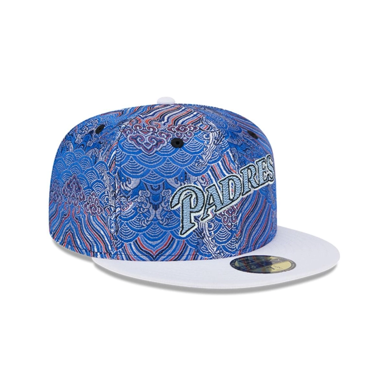 GORRA 59FIFTY MLB SAN DIEGO PADRES WAVE FILL AZUL - 2
