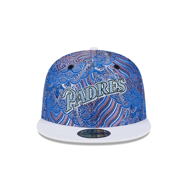 GORRA 59FIFTY MLB SAN DIEGO PADRES WAVE FILL AZUL - 3