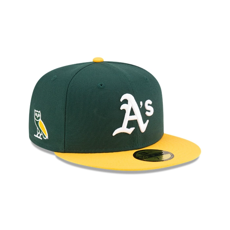 GORRA 59FIFTY OAKLAND ATHLETICS MLB OVO X MLB VERDE - 1