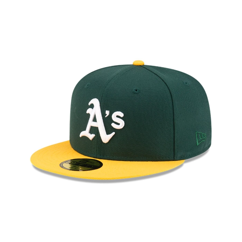 GORRA 59FIFTY OAKLAND ATHLETICS MLB OVO X MLB VERDE - 2