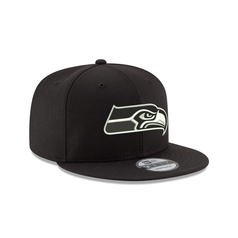 GORRA 9FIFTY SEATTLE SEAHAWKS NFL  CLASICOS BLACK - 2
