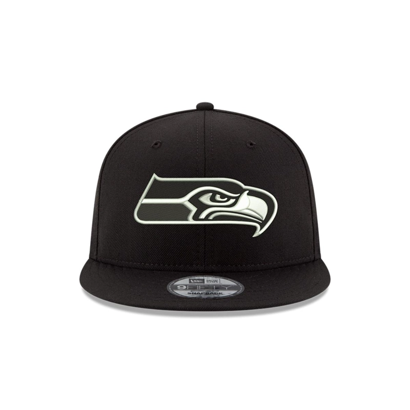 GORRA 9FIFTY SEATTLE SEAHAWKS NFL  CLASICOS BLACK - 3