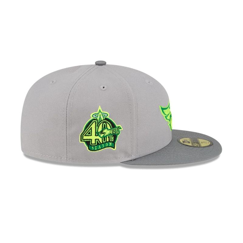 GORRA 59FIFTY ANAHEIM ANGELS MLB DROP GRIS - 5