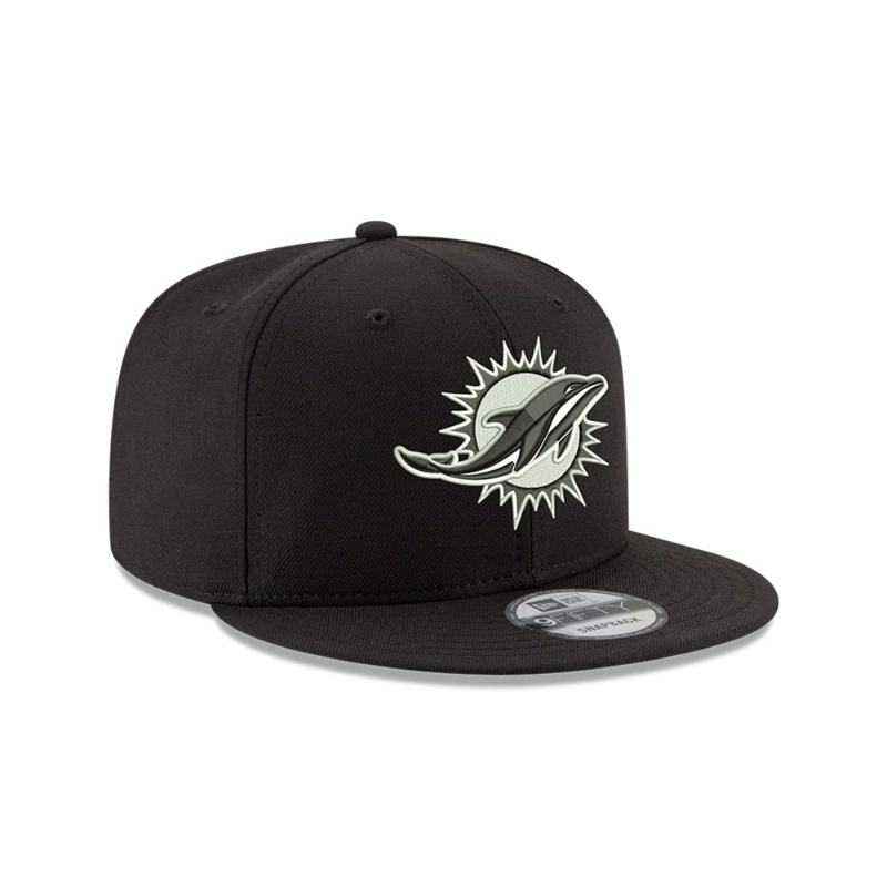GORRA 9FIFTY MIAMI DOLPHINS NFL  CLASICOS BLACK - 2