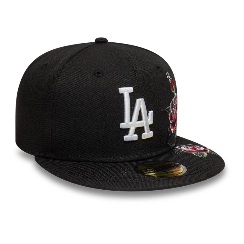 GORRA 59FIFTY LOS ANGELES DODGERS  MLB ROSES BLACK - 2