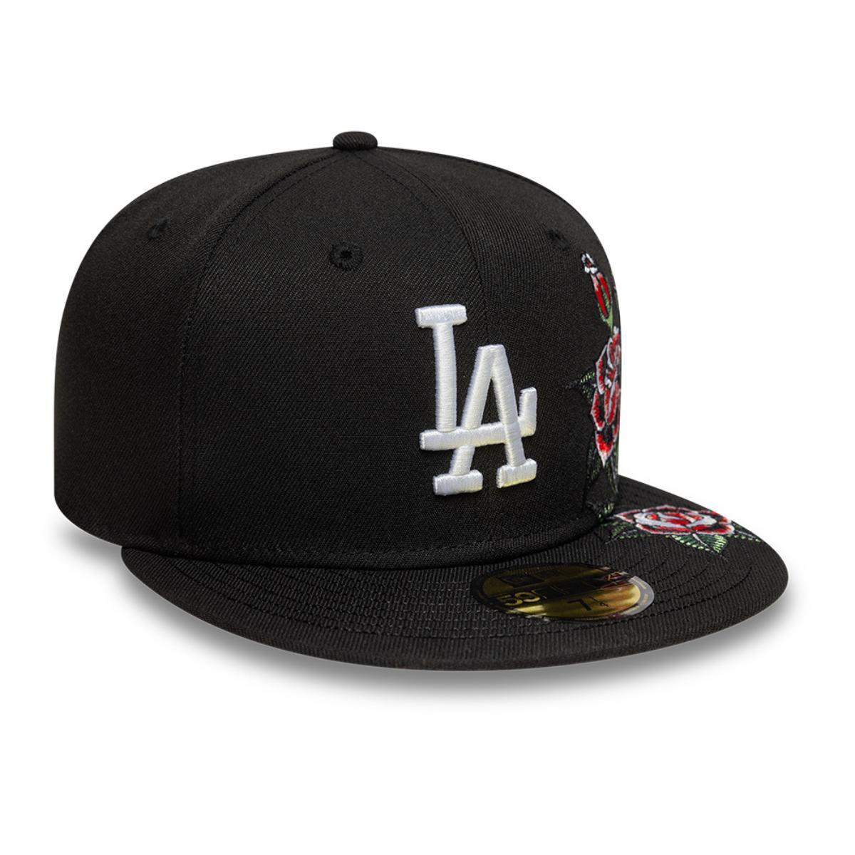 GORRA 59FIFTY LOS ANGELES DODGERS MLB ROSES BLACK - 2