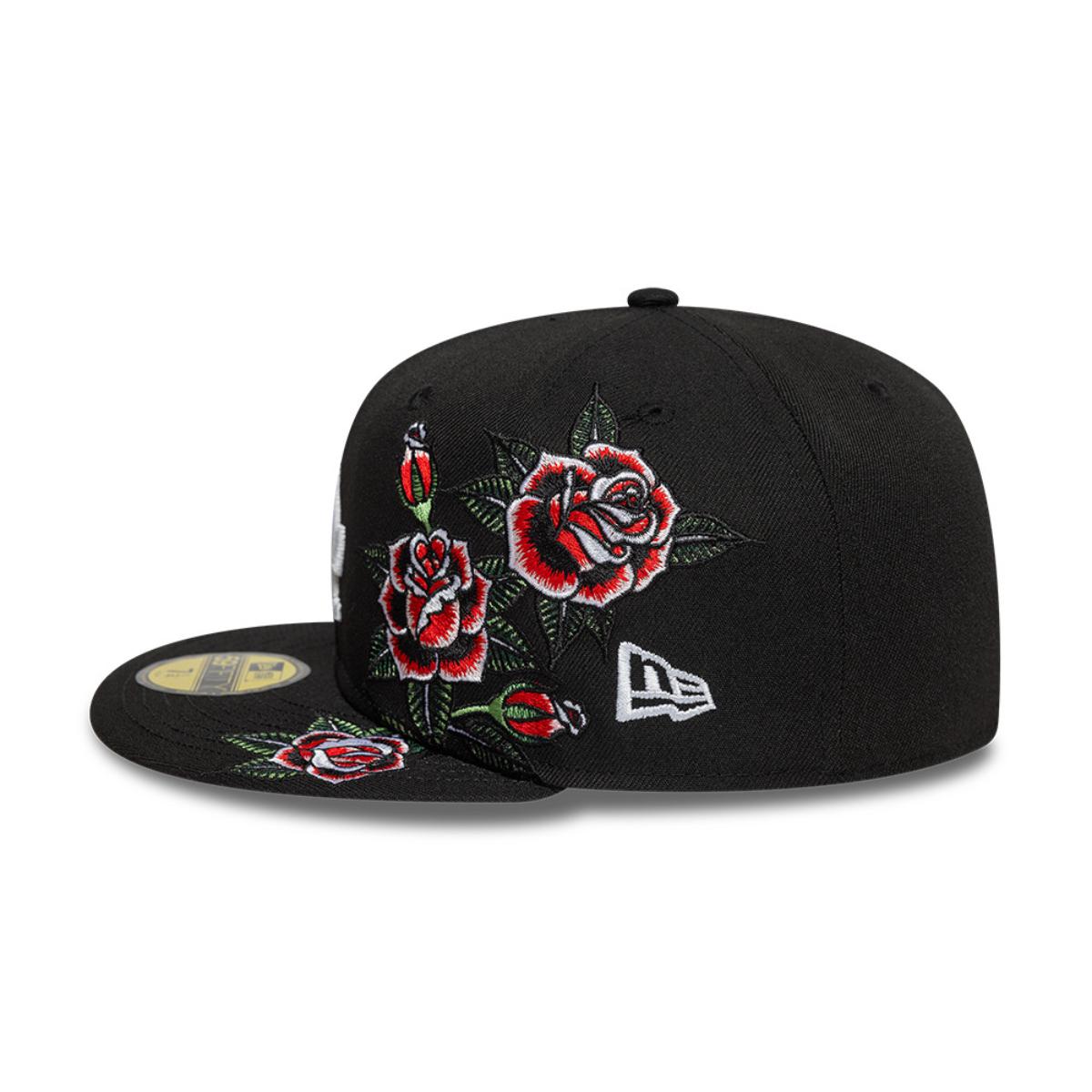 GORRA 59FIFTY LOS ANGELES DODGERS MLB ROSES BLACK - 4