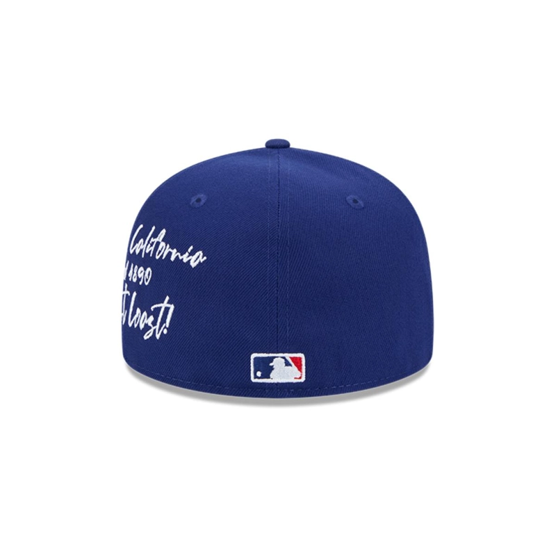 GORRA 59FIFTY LOS ANGELES DODGERS MBL TEAM VERBIAGE DK BLUE - 6